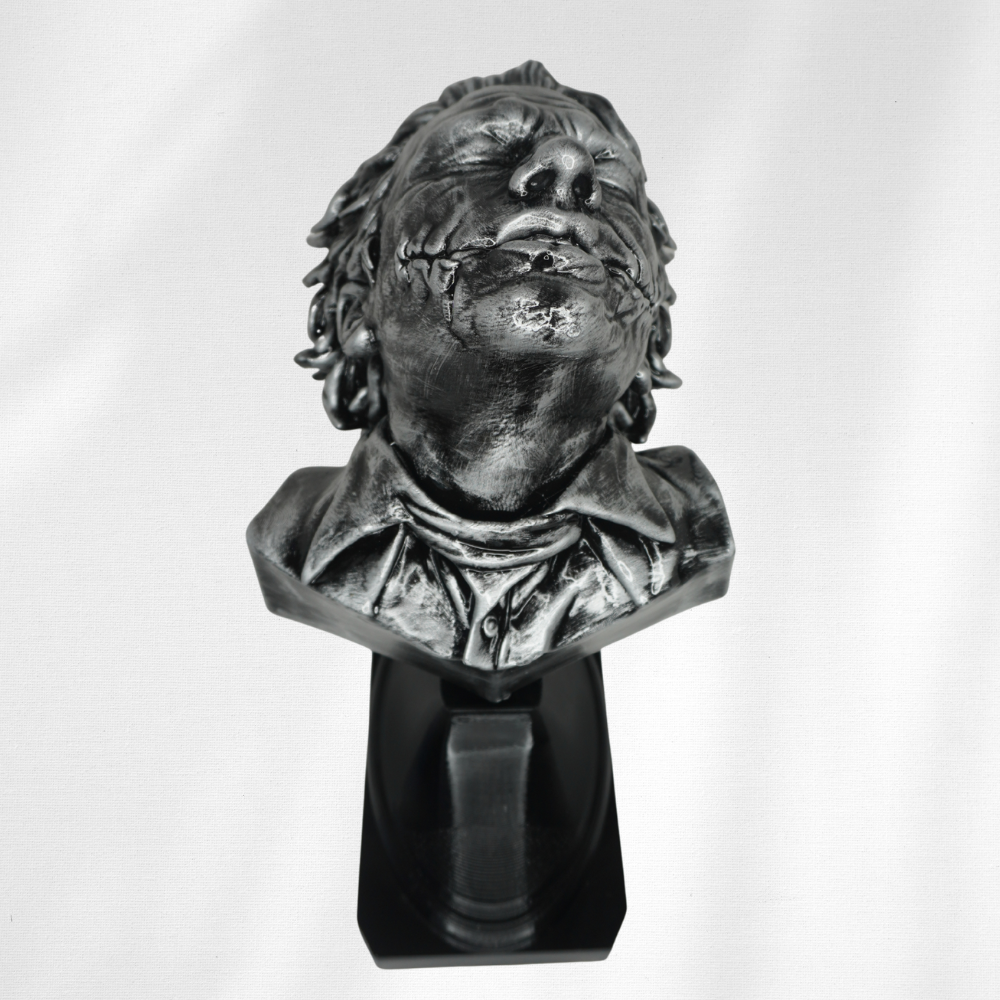 Silver-rubbed (Heath Ledger) Joker Bust