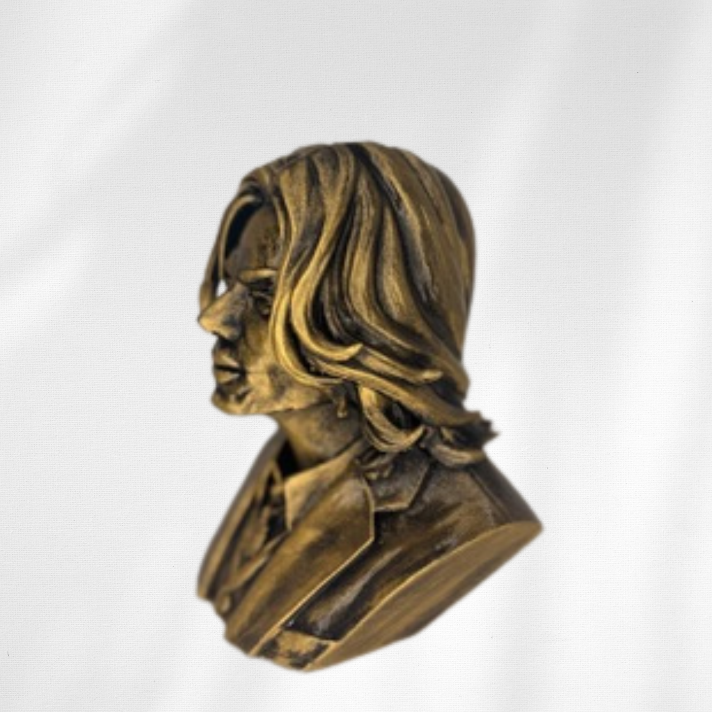 Gold rubbed Micheal Jackson Bust