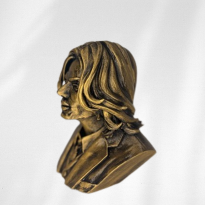 Gold rubbed Micheal Jackson Bust