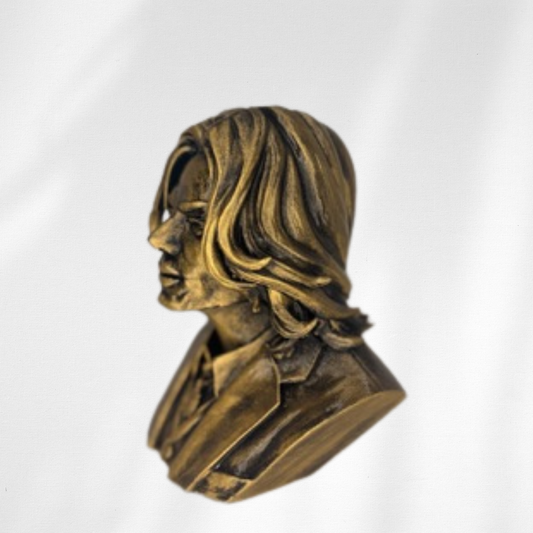 Gold rubbed Micheal Jackson Bust