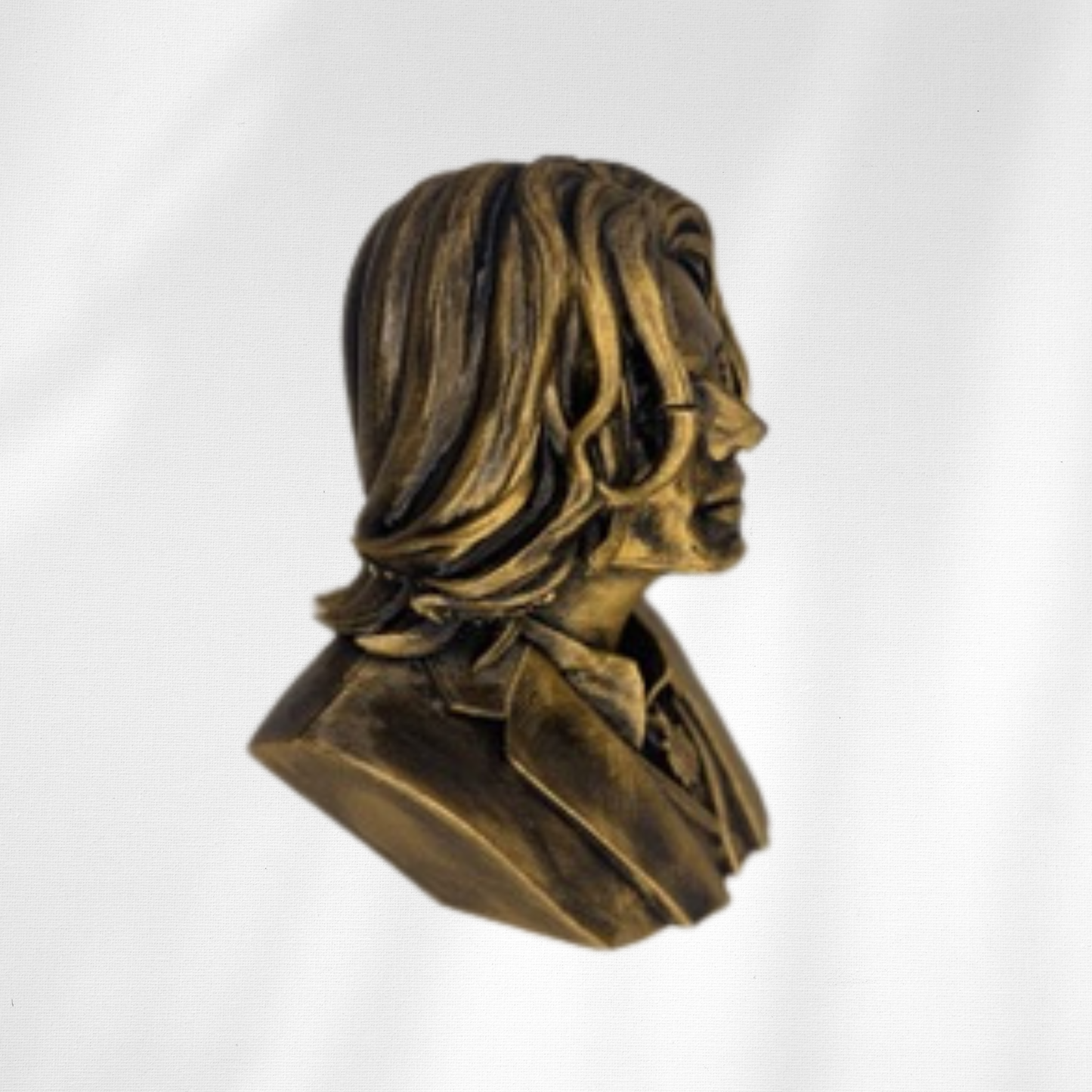 Gold rubbed Micheal Jackson Bust