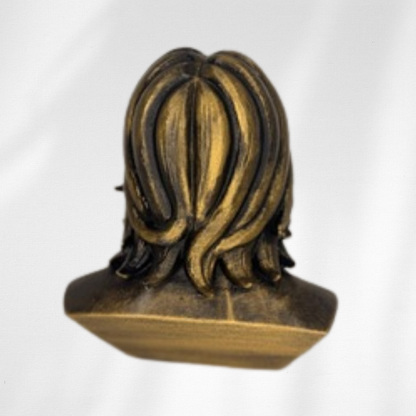 Gold rubbed Micheal Jackson Bust