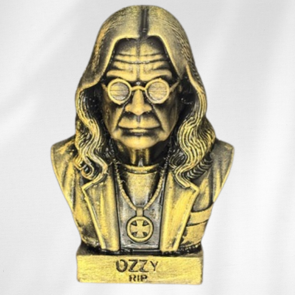 Gold Rubbed Ozzy Bust