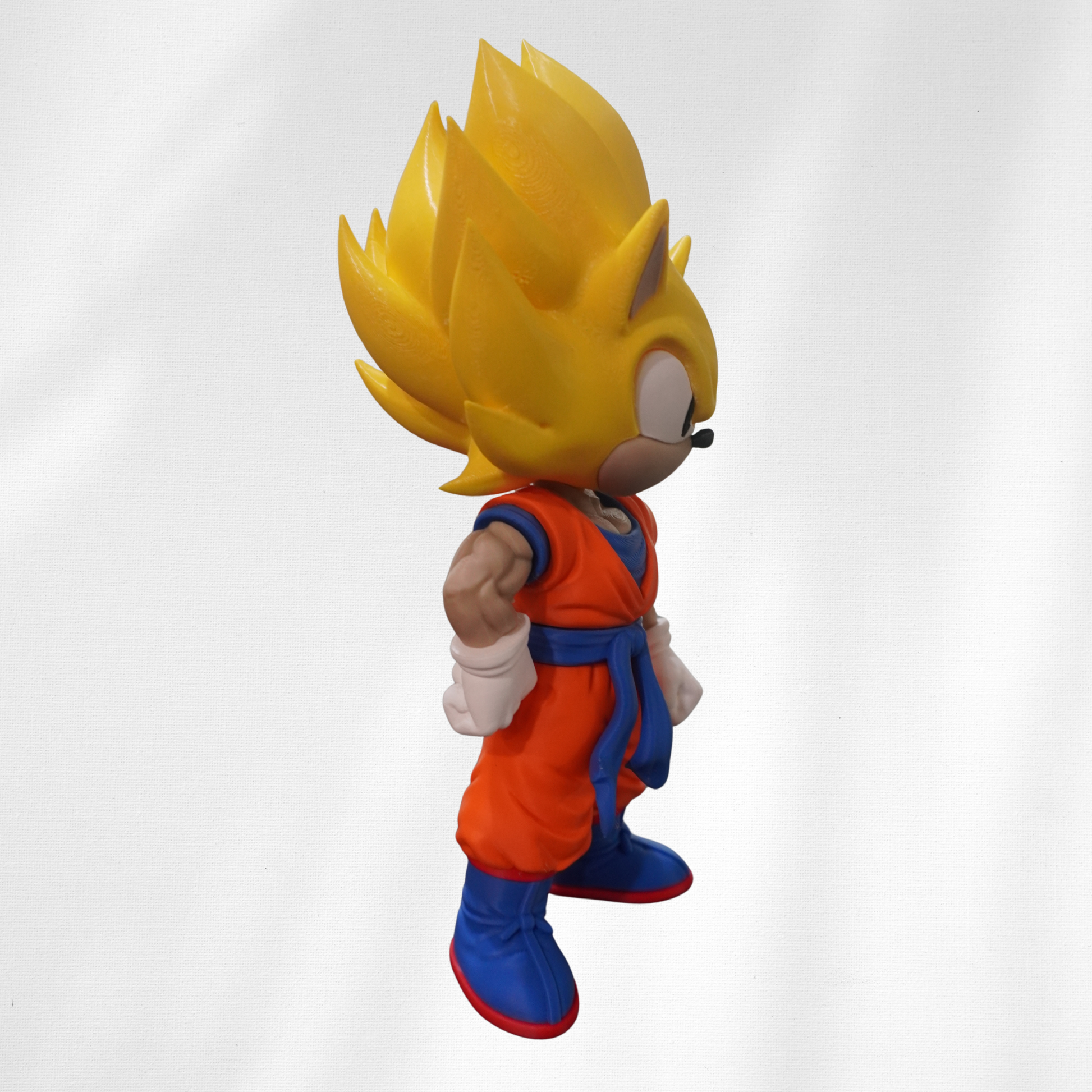Sonic Goku Mashup Statue, view 3